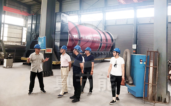 紅薯渣烘干機(jī)考察訪問